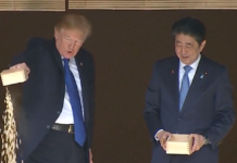 Donald Trump and Prime Minister Shinzō Abe
