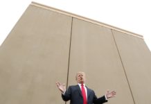 Trump concrete wall