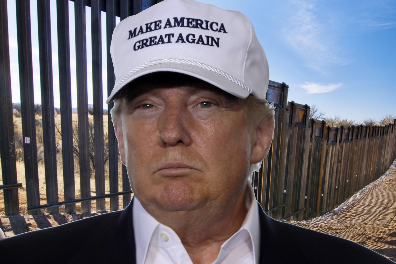 Image result for photos of trump at his border wall